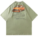 Vintage American Style T Shirt Hip Hop Retro Streetwear Tshirt Men Punk Cotton Oversized Tee Top