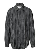 Women Sequins Casual Blouse Lapel Long Sleeve Loose Fit Shirt Tide Spring Autumn