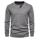 Top Grade Solid Cotton Polo Shirts for Men Arrival Homme Designer Business Casual Tops Long Sleeve Lapel Men T-shirt