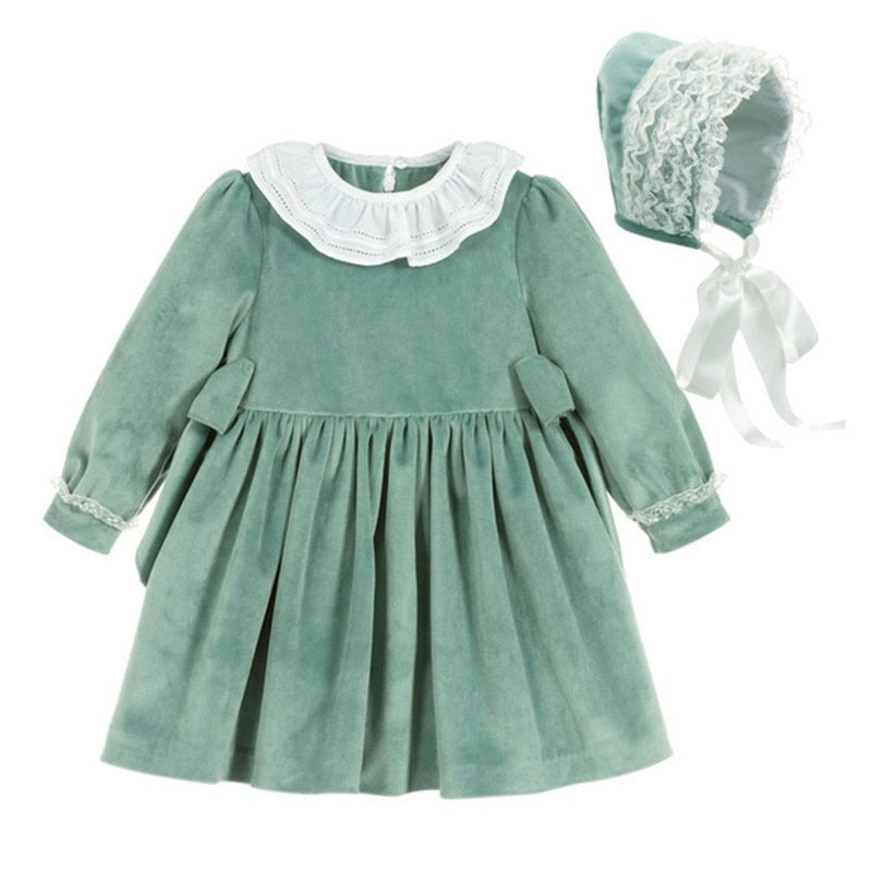 Spring Kids Girls Spanish Princess Dress Child Spain Dresses Baby Girl Gown