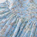 Summer Baby Girls Sundress Kids Floral Printed Sleeveless Dress with Big Bow Children Casual Soft Dresses Toddlers