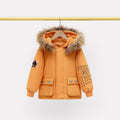 Children Winter Down Jacket Boy Toddler Girl Clothes Thick Warm Faux Fur Hooded Coat Teen Kids Parka Outerwear Snowsuit