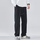 Jogger Pants Mens Loose Sweatpants Cotton Sportswear Trousers Solid Male Jogging Workout Track Pants