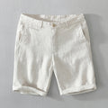 Summer Men Shorts Multi-pocket Linen Cargo Casual Shorts Men Women Breathable Solid Loose Bermuda Beach Board Shorts