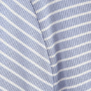 Basic Slim T-Shirt Women Autumn Winter Embroidery Stand Collar Warm Bottoming Tees Simple Stripe Casual Tops