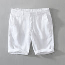 Summer Men Shorts Multi-pocket Linen Cargo Casual Shorts Men Women Breathable Solid Loose Bermuda Beach Board Shorts