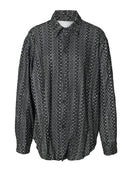 Women Sequins Casual Blouse Lapel Long Sleeve Loose Fit Shirt Tide Spring Autumn