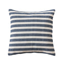 Home Decoration Cushion Cover Blue Black Brown Cotton Woven Stripe Sofa Bed 45x45cm Living Room Bedroom Pillow Cover