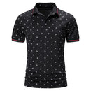 Summer Short Sleeve Basic Lapel Polo Shirt Men Coconut T-Shirt Top