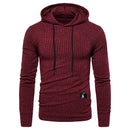Mens Sweatshirts Solid Color Casual Stretch Slim Fit Hoodies Male Autumn Basic Streetwear Sweatshirts Men