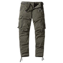 Cotton Cargo Pants Men Casual Straight Solid Trousers Military Tactical Sports Pants Jogging