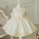 Girls Princess Dress for Baby Elegant Wedding Dresses Kids Vintage Ball Gown Children 1st Birthday Baptism Party