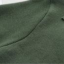 Sweater Woman Clothing Slim Fit High Stretch Jumper Solid Color V-Neck Fold Button Long Sleeve Pullover Autumn