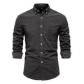 Retro Men Corduroy Shirt Single Pocket Casual Loose Shirt for Men Autumn Thicken Warm