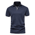 Men Solid Color Short Sleeve Classic Mens Polos New Summer Polo Shirt Men Clothing