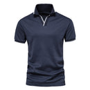 Men Solid Color Short Sleeve Classic Mens Polos New Summer Polo Shirt Men Clothing