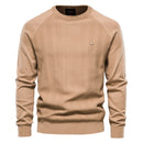 Cotton Drop Sleeve Sweater Men Casual Solid Color Basic Pullovers Knitted Sweaters Male New Winter Quality Mens Sweater