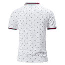 Summer Short Sleeve Basic Lapel Polo Shirt Men Coconut T-Shirt Top