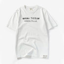 Men T-shirt Short Sleeve Summer Dropped Shoulder Black t shirt for men