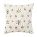 Decor Cushion Cover 45x45cm Christmas Snowflakes Fluffy Pillow Cover Home Decorative For Living Room Bed Room