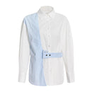 Women Shirt Autumn Single Breasted Patchwork Ladies Blouse Female Tops Loose Leisure