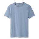 Men Summer Short Sleeve Mens Tshirts Solid Color O Neck T Shirt For Men Causal Tops Tees Man Clothing