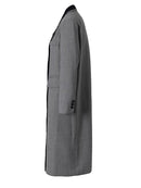 Women Long Blazer Lapel Long Sleeve Loose Fit Jacket Spring Autumn
