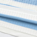 Tee For Women Clothing Hollow Out Tops Sweet Stripe Short Sleeve Thin Ice Silk Knitting Tee