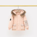 Children Winter Down Jacket Boy Toddler Girl Clothes Thick Warm Faux Fur Hooded Coat Teen Kids Parka Outerwear Snowsuit