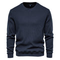 Cotton O-neck Sweatshirts Men Casual Solid Color Pullover Hoodies Men New Autumn Fashion Simple Brand Man Sweatshirt