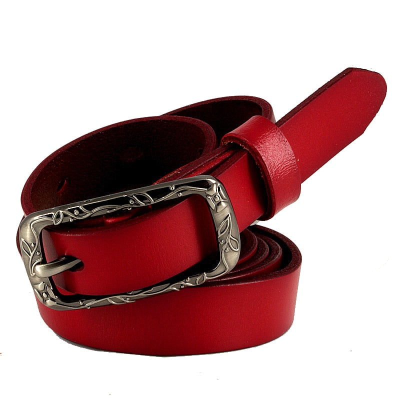 Women Strap Genuine Leather Casual Women Brief Leather Belt Female Strap Belt Students Pure Belts