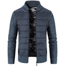 Cardigan Sweater Men Spring And Autumn Loose Sweater Wearing Winter Thickened Splicing Coat