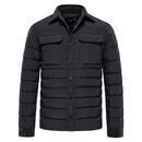 Warm Thick Winter Jacket Men Double Pocket Turn Collar Coat For Men Casual Business Winter Parkas Men