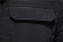 Warm Thick Winter Jacket Men Double Pocket Turn Collar Coat For Men Casual Business Winter Parkas Men