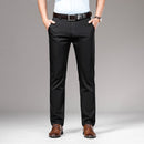 Men Spring And Summer New High-Waisted Straight Casual Pants Middle-Aged High-End Loose Business Casual