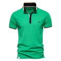 Cotton Polo Shirts for Men New Summer Short Sleeve Stand Collar Polos Quality Social Men Clothing