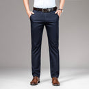 Men Spring And Summer New High-Waisted Straight Casual Pants Middle-Aged High-End Loose Business Casual