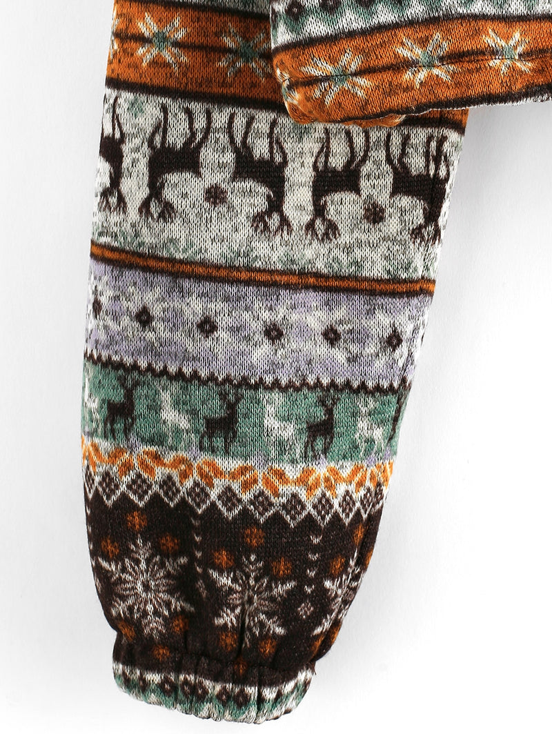 Drawstring Faux Shearling Knit Jacket Women Zip Up Drop Shoulder Coat Winter Warm Casual Outwear