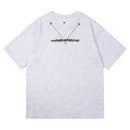 Summer Mens Short Sleeve T-shirt Letter Loose Teen Youth Round Neck Cotton Tshirt Men Trendy Tops Graphic T Shirts