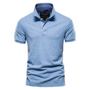 Cotton Men Polos Solid Classic Polo Shirt Men Short Sleeve Polo Men