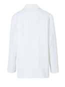 Women Black Shaped Spliced Blazer Lapel Long Sleeve Loose Fit Jacket Tide Spring Autumn