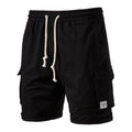 Pocket Shorts for Men Cotton Casual Sport Short Pants Men Stretch Waist Quality Sweatshorts Summer Mens Shorts