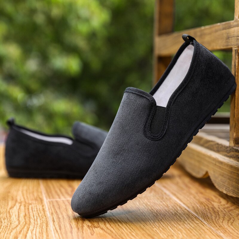 Shoes Men Fashion Breathable Canvas Shoes Casual Versatile Loafers