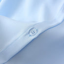 Basic Shirt For Women Solid Color Tops Loose Brief Chiffon Long Sleeve Blouses Autumn