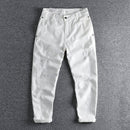 Ripped jeans men spring and summer loose youth Harlan pants