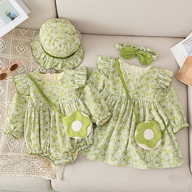 Autumn and Winter Children Jumpsuit Infant One-piece Kids Clothing Velvet Floral Baby Triangle Romper Baby Girl Clothes