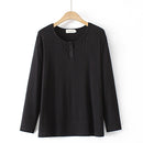 Autumn Women Basics Sweater Slim Fit High Strecth Knitted Cotton Pullover Solid Color O-Neck Long Sleeve Knitwear