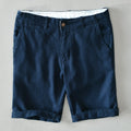 Linen Shorts Men Summer Loose Beach Holiday Shorts Man Casual Shorts