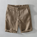 Summer Men Shorts Multi-pocket Linen Cargo Casual Shorts Men Women Breathable Solid Loose Bermuda Beach Board Shorts