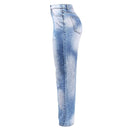 Jeans Women`s Colored Denim Harem Pants Trousers Baggy Jeans For Women